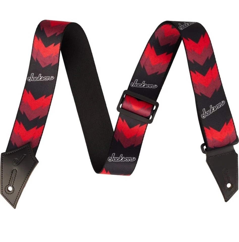 Correa Jackson con doble patrón en V negra/roja Foto 1 de 1