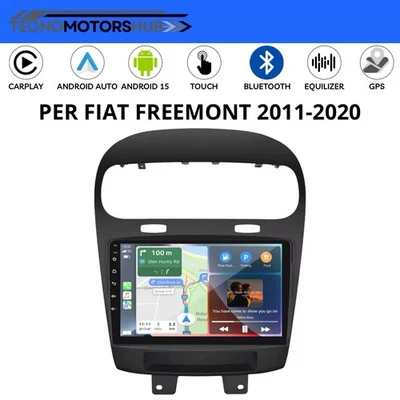 Autoradio 9” Android 15 Per Fiat Freemont 2011-2020 Snapdragon RDS Navi 4GB+64GB - Immagine 1 di 4