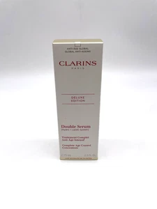 Clarins Double Serum Deluxe Edition 2.5 oz 75ml Complete Age Control Concentrate - Picture 1 of 9
