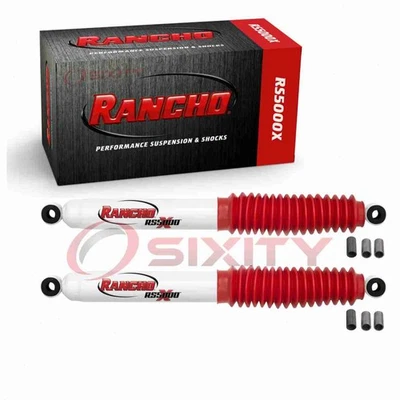2 pc Rancho RS5000X Front Shock Absorbers for 1943-1958 Jeep Willys Spring tk - Image 1 of 4