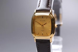 Vintage 1991 Seiko Exceline 7321-6860 SGP Gold Tank Quartz Womens Watch JAPAN - Picture 1 of 10
