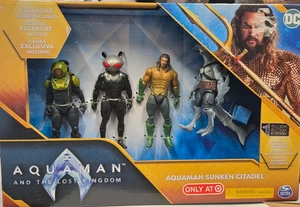 Spin Master Aquaman and The Lost Kingdom Sunken Citadel Exclusive 4 Figure Pack - Picture 1 of 2