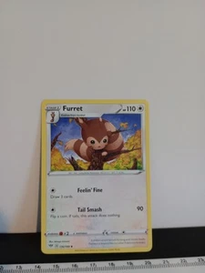 Pokémon TCG Furret Darkness Ablaze 136/189 Regular Uncommon - Picture 1 of 2