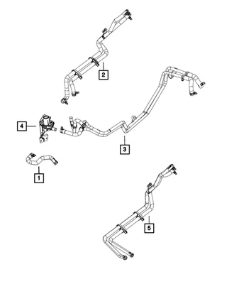 Genuine Mopar Coolant 3 Way Valve 52014892AC - Image 1 of 4