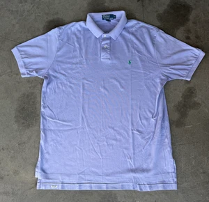 Polo uomo vintage taglia XL di Ralph Lauren blu manica corta - Foto 1 di 6