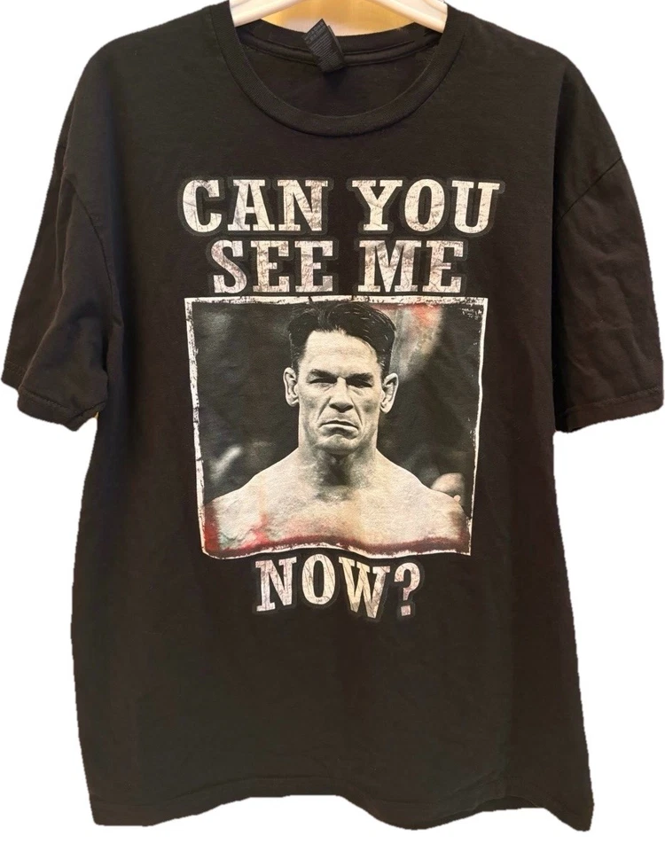WWE John Cena Heel T-Shirt Can You See Me Now Size Large - Image 1 of 2