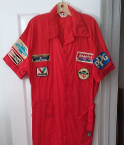 Salopettes uniformes Track Event Staff CHARIOT/Indy Racing MIAMI 1985 PPG