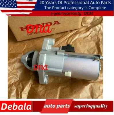 NEW FIT FOR OEM 2006-2007 Honda Accord 2006-2008 Acura TSX Starter 31200-RAA-A61 - Image 1 of 3