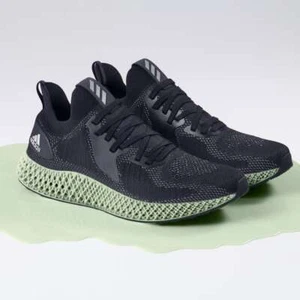 New Men's Adidas AlphaEdge 4D Reflective Core Black Cloud White FV4686 Sz 7 - Picture 1 of 5
