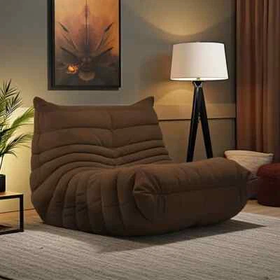 Sofá cama de tatami siesta sofá perezoso oruga sofá de piso silla bolsa de frijoles de 1 a 3 asientos Foto 1 de 4