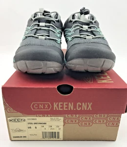 Keen Chandler CNX Youth Girls Hiking Shoes Sneakers Gray Size 5 New - Picture 1 of 7