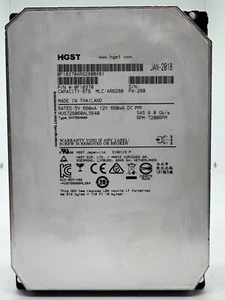 6TB HGST HUS726060ALS640 interne Festplatte SAS 3,5" 0F18370 7200upm 6 TB - Bild 1 von 4