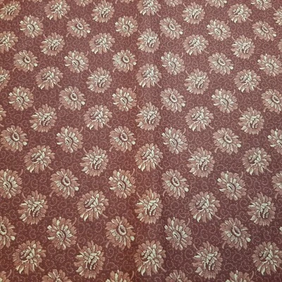 Licuadora tonal floral rosa polvorienta General Fabrics Company tela de algodón 2 yardas Foto 1 de 4