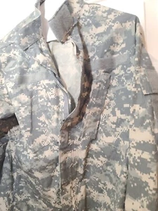 New US Army Military Acu Digital Combat Uniform Shirt Top Jacket Medium Regular - Picture 1 of 5