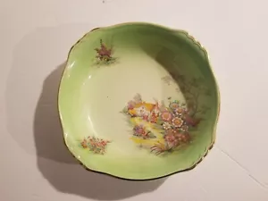Royal Winton - Grimwades Bowl 7 x 7 inch Green (Cottage Flowers) - Bild 1 von 2