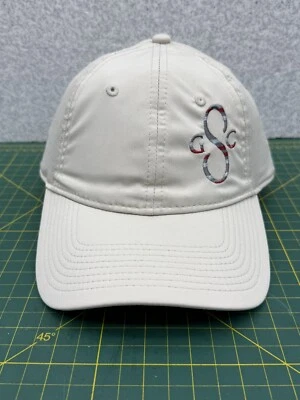 Santiam Golf Club Course StrapBack Tan Embroidered Cap Hat - by The Game - NEW! Foto 1 de 4