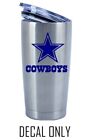 Dallas Cowboys Football Decal for NFL 20 30 Ozark YETI RTIC Tumbler Sticker