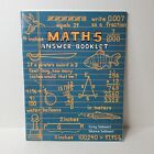 Teaching Textbooks Math 5 Answer Booklet Homeschool Education Paperback Book