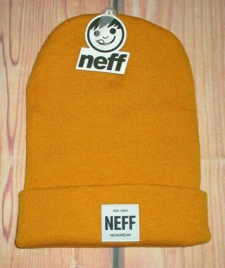 МУЖСКАЯ ШАПКА NEFF ЖЕЛТАЯ ГОРЧИЦА ОДИН РАЗМЕР - Изображение 1 из 1