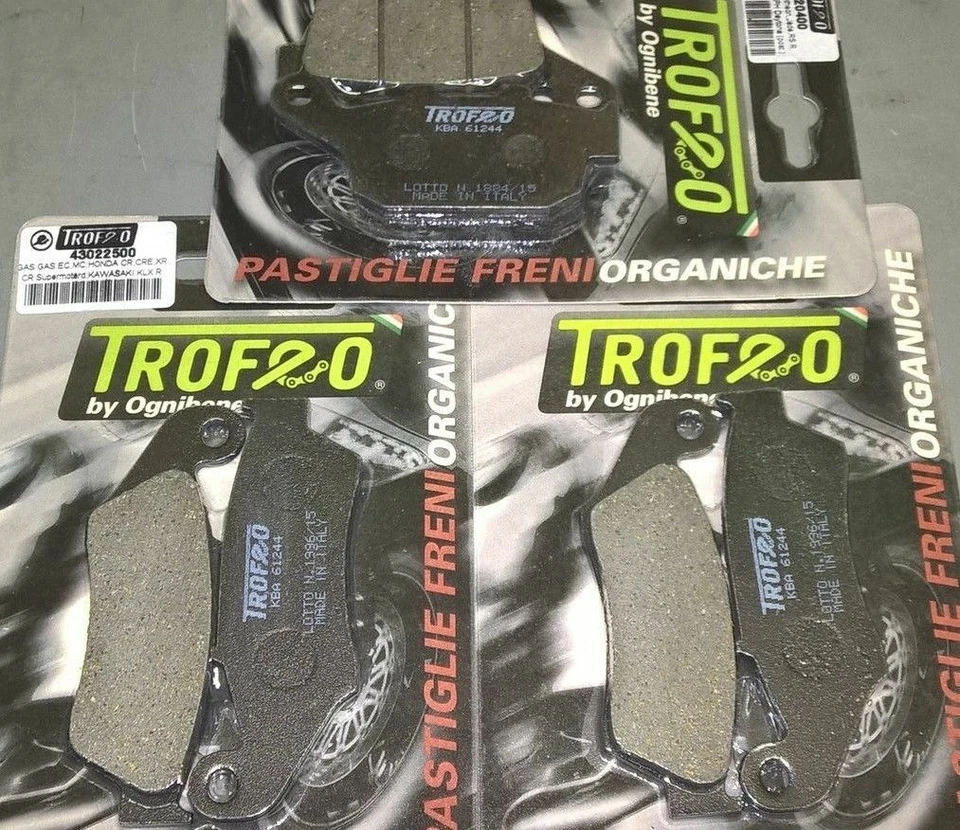 TROFEO KIT PASTIGLIE ANTERIORI + posteriori Honda transalp 600 650 700 1997 Foto 1 de 1