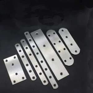 10Pcs/set Furniture Fittings Flat Angle Metal Bracket Home Hardware - Picture 1 of 17