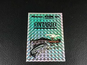 Autocollant sticker 1987 ONTARIO PECHE - Foto 1 di 2