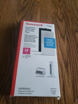Filtro purificador de aire tipo Hepa de doble acción Honeywell modelo HRF201B filtro U nuevo Foto 1 de 4