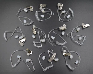 10 x tube acoustique pour casque casque radio HYT Hytera TYT Wouxun - Photo 1/8