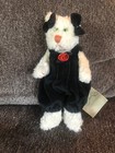 Boyd's Bears Plush Felina B Catterwall - Cat in a Black Velvet Jumper