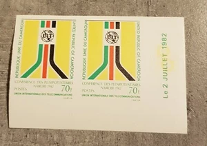 KAMERUN -TELEKOMMUNIKATION-1982-KONFERENZ NAIROBI IN PAAR IMPERF POSTFRISCH - Bild 1 von 1
