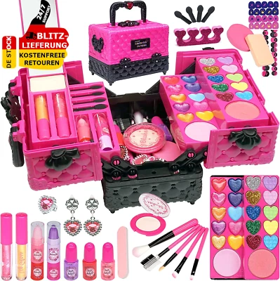 AMERRLY 🎀 Kinderschminke Set Schminkkoffer Make up Schminkset Spielzeug Kinder Geschenk