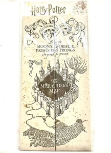 Harry Potter Mappa del Malandrino Ufficiale Piccola Marauder's Map Hogwarts - Picture 1 of 3