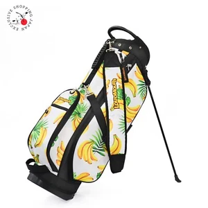 Loudmouth Golf Carry Stand Bag Lightweight 8.5 x 47" Unisex 2025 Banana White - Picture 1 of 17