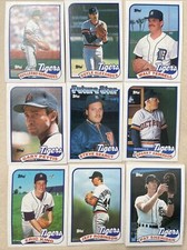 1989 Topps Detroit Tigers Complete Team Set!! Lou Whitaker ++