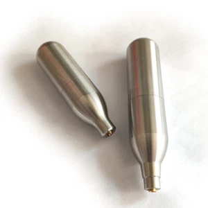 Stainless Steel Refillable 12g 8g Unthreaded Rechargeable CO2 Gun Cartridge Gas - Picture 1 of 23