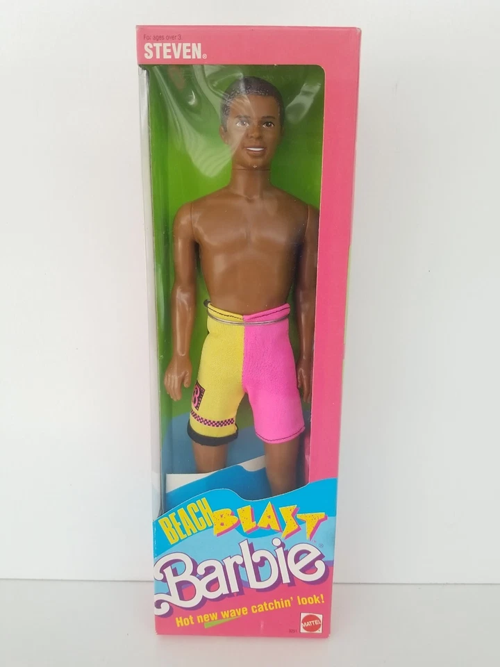  1988 Beach Blast Barbie “ Steven” #3251 African American SEALED NEW FASTSHIP  - Image 1 of 4