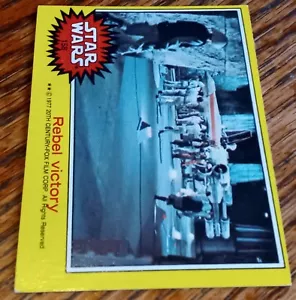 1977 Topps #158 Star Wars Series 3 Yellow Card Rebel Victory Excellent Vintage - Picture 1 of 5