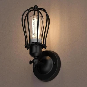 E26 Base 1-Light Led Wall Sconce 120V Indoor/Outdoor Wall Mount for Bedroom - Picture 1 of 17