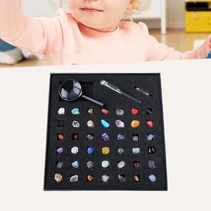 Mineralien-Lernset, Steinsammlung für Kinder, für Erwachsene, Kinder, Jungen - Bild 1 von 11