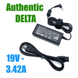 Genuine Delta AC Adapter For Acer Aspire ES1-511 ES1-512 ES1-531 E5 E15 W/Cord - Picture 1 of 10