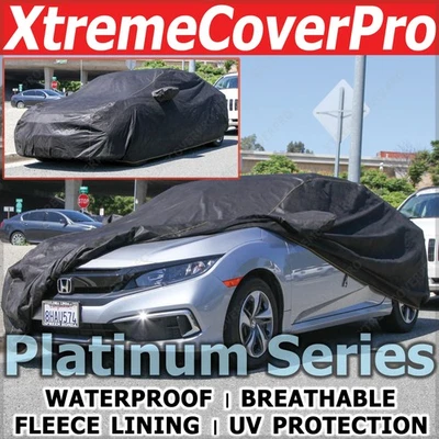 1997 1998 1999 2000 2001 Honda Prelude WATERPROOF CAR COVER w/MIRRORPOCKET BLACK - Image 1 of 4