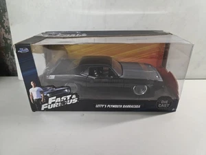 JADA 1/24 1970 PLYMOUTH LETTYS BARRACUDA FAST AND FURIOUS 97195 - NUOVO CON SCATOLA - Foto 1 di 5