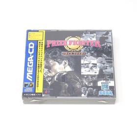 PRIZE FIGHTER Mega CD MCD G-6037 SEGA 1992 Mega Drive w/ Case Manual Used