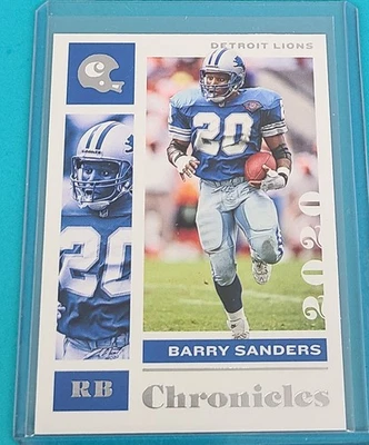 2020 Panini Chronicles   #33 Barry Sanders  Detroit Lions Football Card X1 - Image 1 of 2