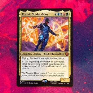 Cosmic Spider-Man 0127 Magic The Gathering Marvel's Spider-Man Spiderman Spider Man - Imagen 1 de 5