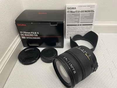 SIGMA DC 17-70mm F2.8-4 MACRO OS Camera Lens, Excellent Condition, Used - Image 1 of 4