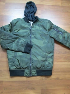 Hollister giacca bomber full zip con cappuccio mimetica media - Foto 1 di 7