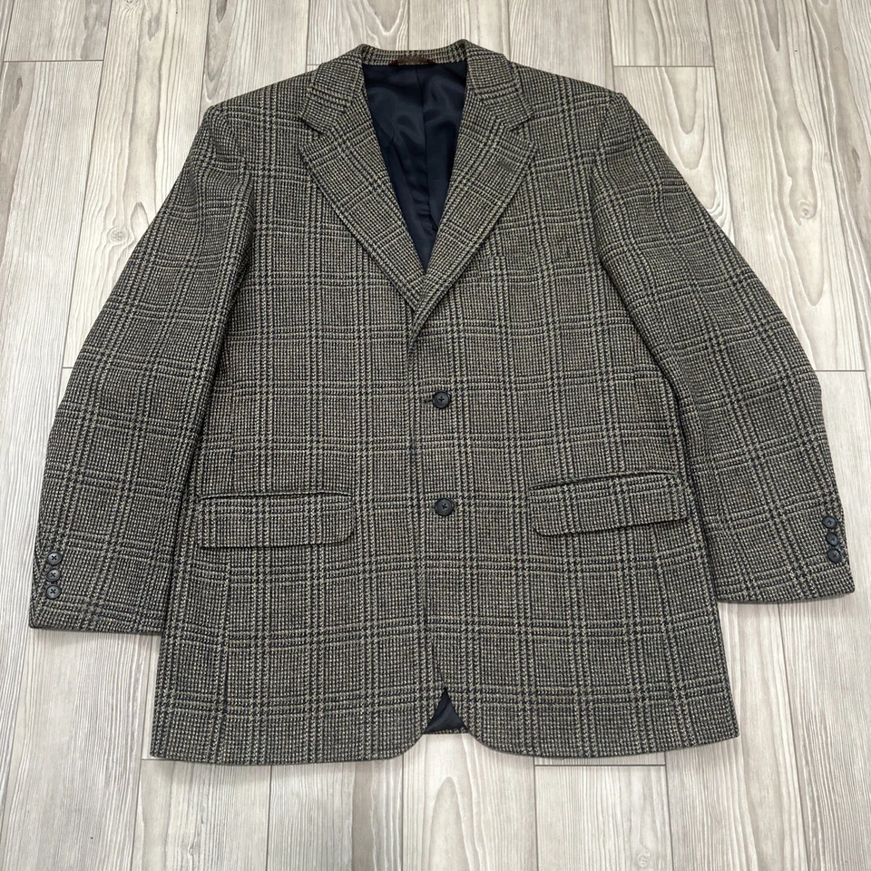 Corbin Mens Blazer Wool Jacket Sport Coat 38 Three Button Preppy (READ DESC) - Image 1 of 4