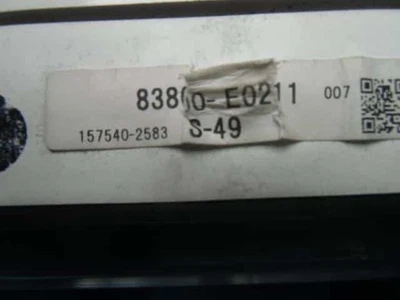 HINO Hino largesize car 2008 Speedometer 83800E0211 [Used] [PA02303045] - image 1 of 3