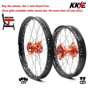 KKE 17/14 Kids Motorcycle Wheels For KTM85 SX 2003-2020 Husqvarna TC85 2014-2020 - Foto 1 di 13